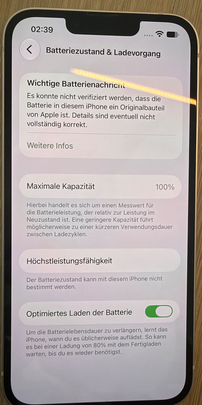 Apple Telefoni cellulari / Smartphones: Apple iPhone 13 256GB. 100% Batterie – Usato da Uster venduto da Pera-Kojot 9