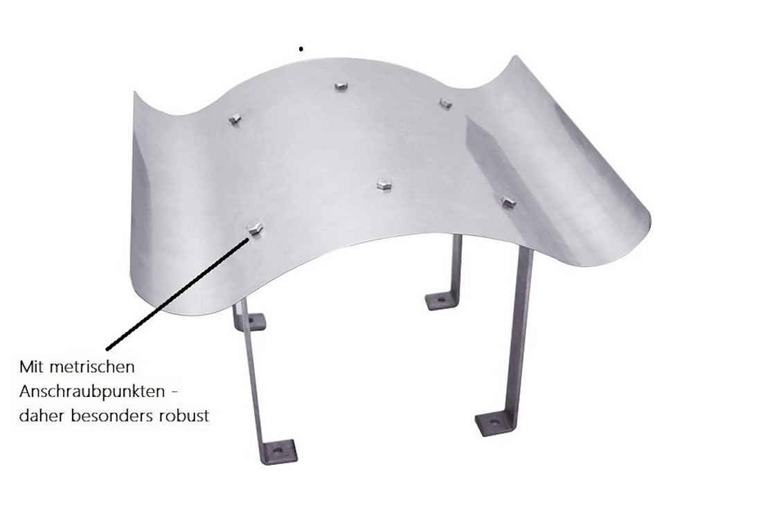 Tische: Edelstahl Schornsteinabdeckung 80x80cm – Neu und originalverpackt aus Bottighofen von zaap 1