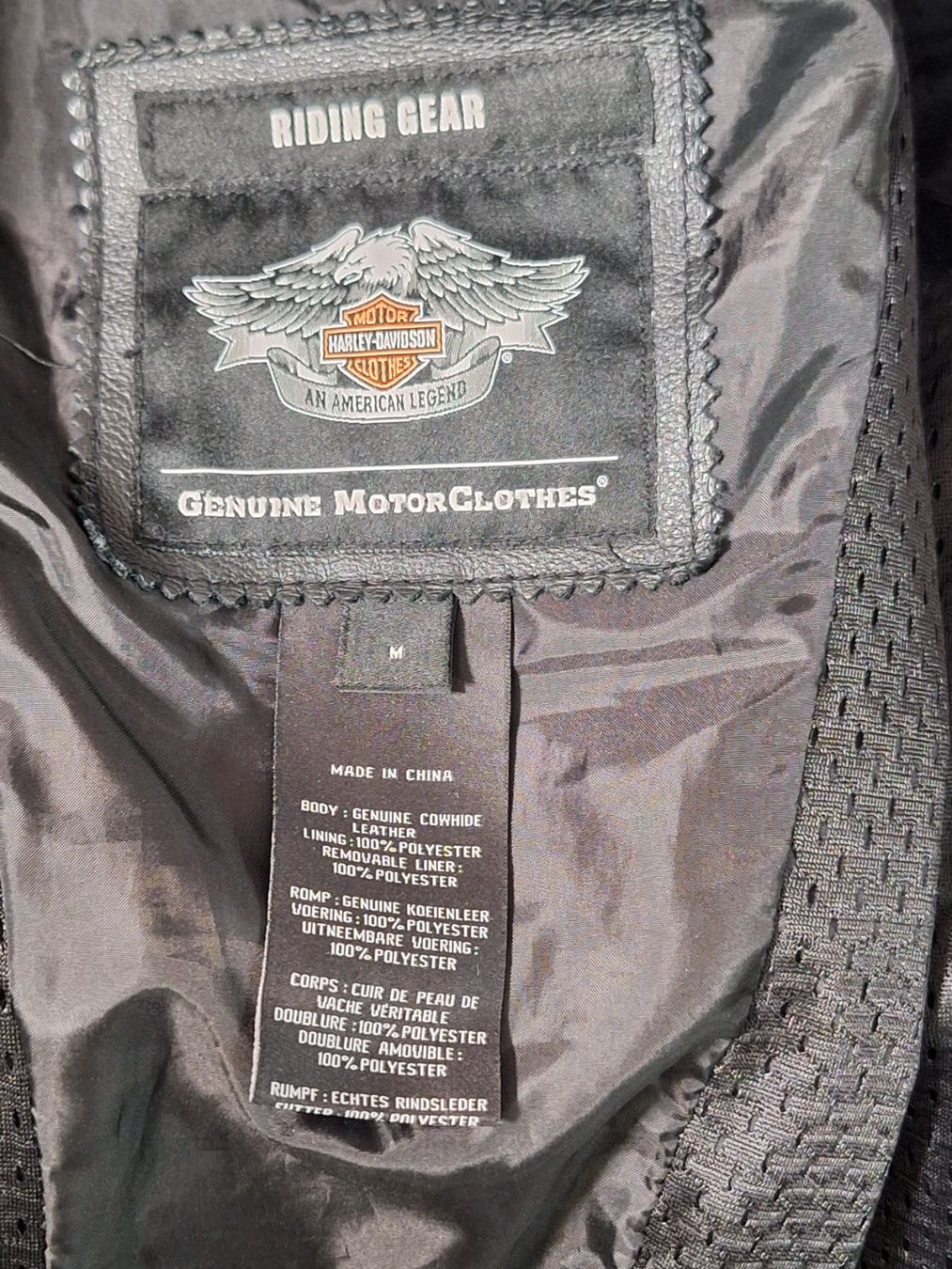 Harley-Davidson Giacche: Harley Davidson Lederjacke mit Innenfutter – Usato da Küsnacht venduto da Actares 5