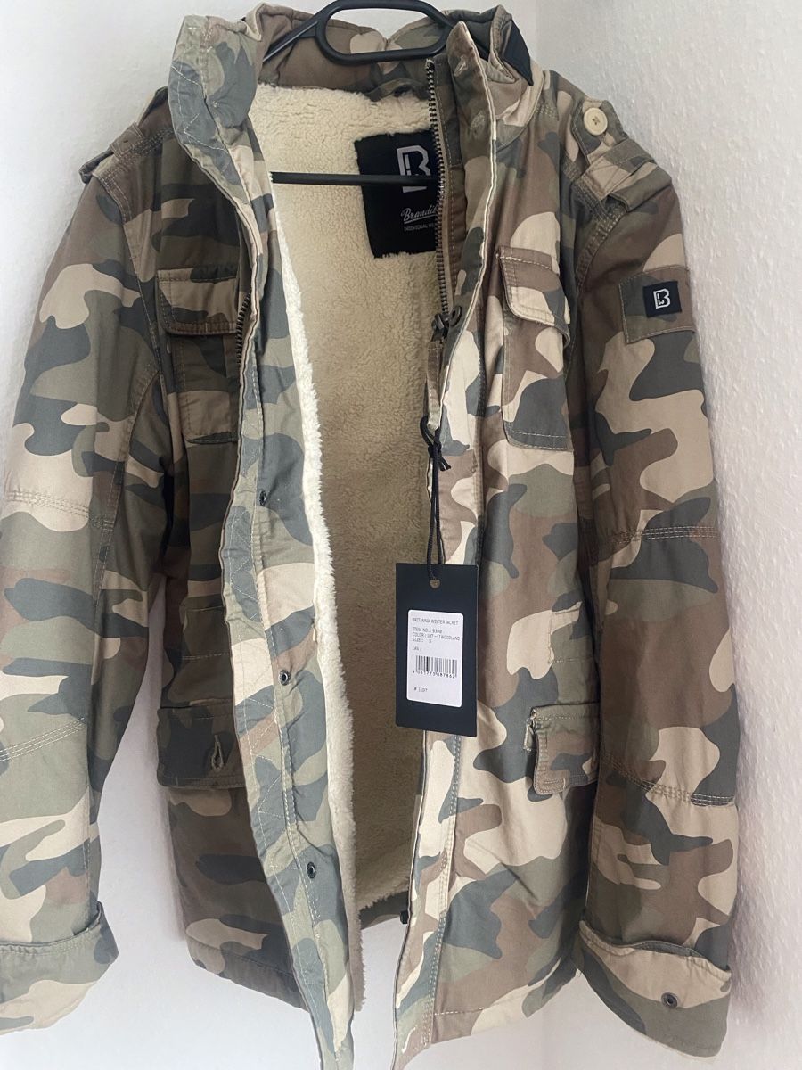 Giacche: Brandit  Jacke Camouflage Neu, Gr. S – Nuovo e nell'imballaggio originale da Rüti ZH venduto da Guglielmo73 1