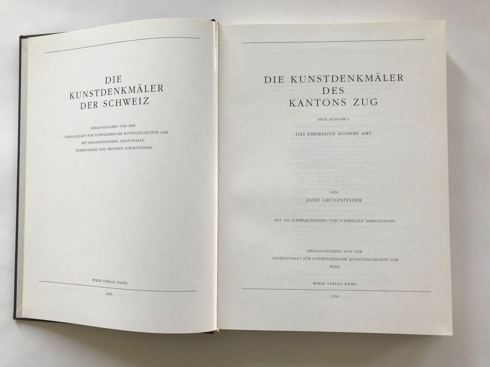Die Kunstdenkmäler des Kantons Zug. Band  I + II (NA) 3