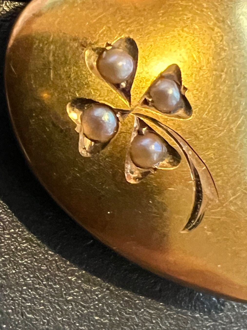 Ciondoli: Gold-Anhänger 18K Herz mit Perlen – Usato da Chur venduto da Penting1935 5