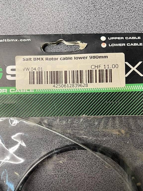 Ersatzteile: salt BMX Rotorkabel 980 mm – Gebraucht aus Diessenhofen von MotoshopZachmann 1