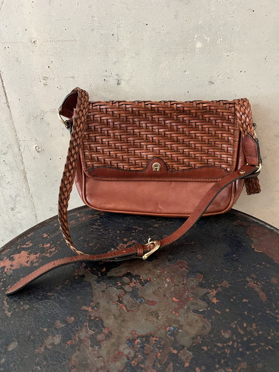 Aigner Borse da donna: Aigner Vintage Ledertasche geflochten – Usato da Wabern venduto da La-Vitrine 6
