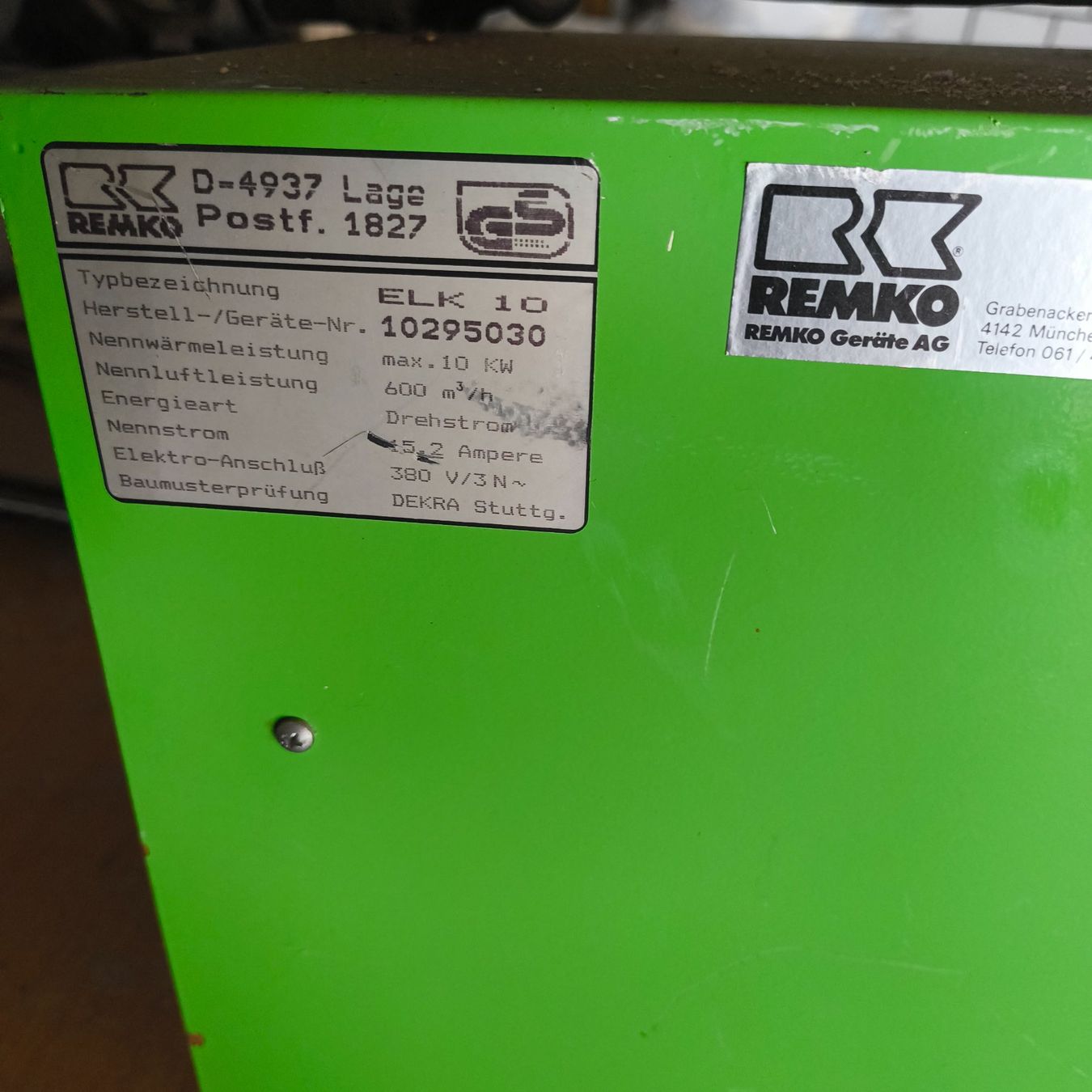Radiatori: Elektro-Heizgerät Remko ELK 10 – Usato da Pratteln venduto da mattia51 8