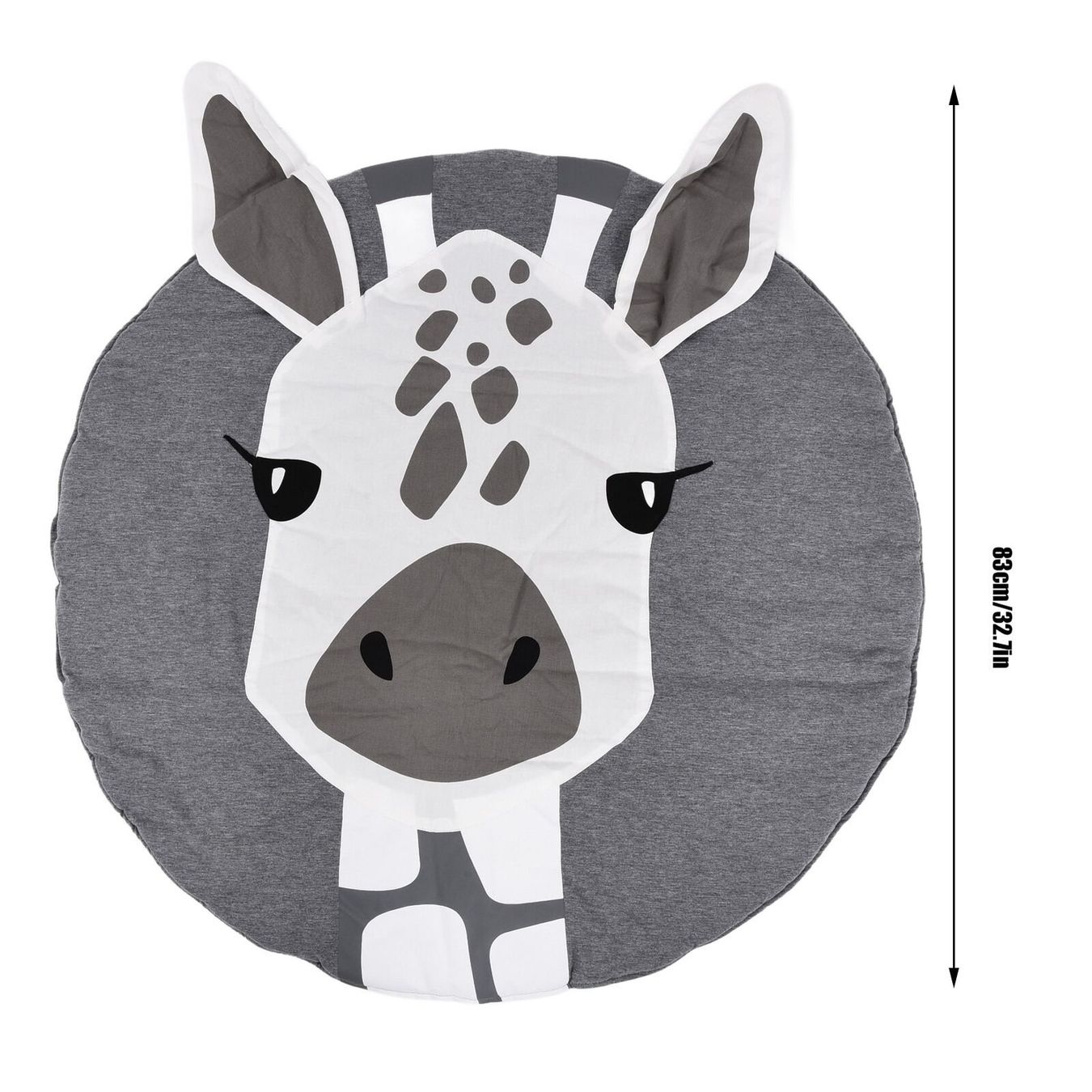 Spielmatte: Krabbelmatte   rund mit  Giraffe – Gebraucht aus Allenwinden von Obalu