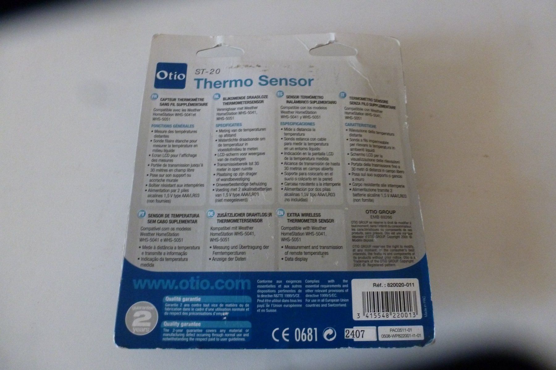 Messen: OTIO Thermo Sensor ST-20 * Neu – Gebraucht aus Emmen von newdeal1970 2