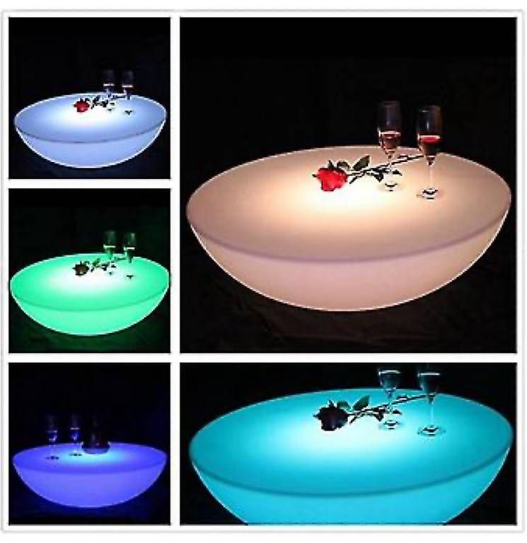 Tables: LED Couchtisch rund  – D'occasion à Aegerten par Nascar69