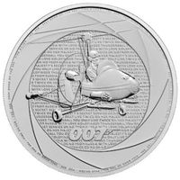 007 JAMES BOND 1 6 DECADES UNZE OZ SILBER 2024 AUSGABE1 KING