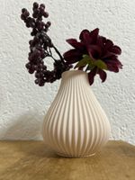 Elegante Design-Vase in Hellbeige  100% Wasserdicht