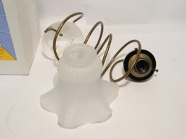 Tulpen Glas Hängelampe unbenutzt,  made in Dänemark Lampe