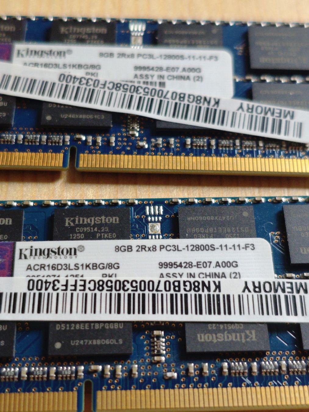Kingston Notebook: 2 X 8 GB Laptop Speicher – Usato da Münchenstein venduto da Straus01