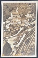 Göschenen Bahnhof, ca. 1930, evt Luftbild