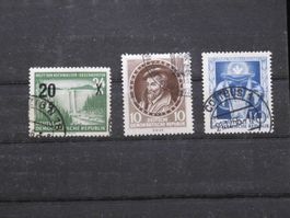 DDR 1955 Hochwasser  Hilfe /Georgius Agricola gest.