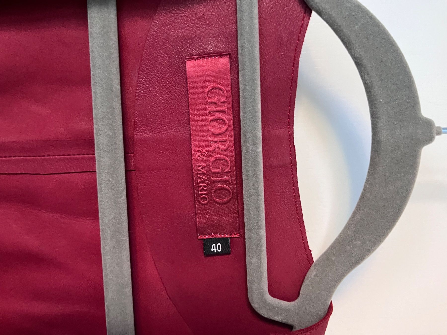 Giacche: Rote ziegenlederjacke, Gr. 36 – Usato da Baar venduto da DealDiHei 3