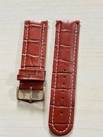Leder Uhrenarmband, braun, neu, 24mm Stegbreite