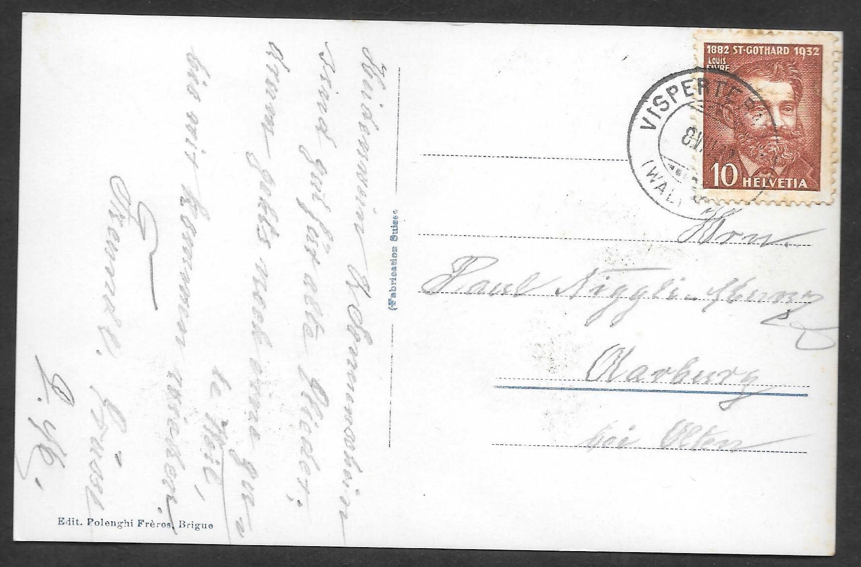 Cartoline postali: Visperterminen Teilansicht – Usato da Olten venduto da clotaldi 1