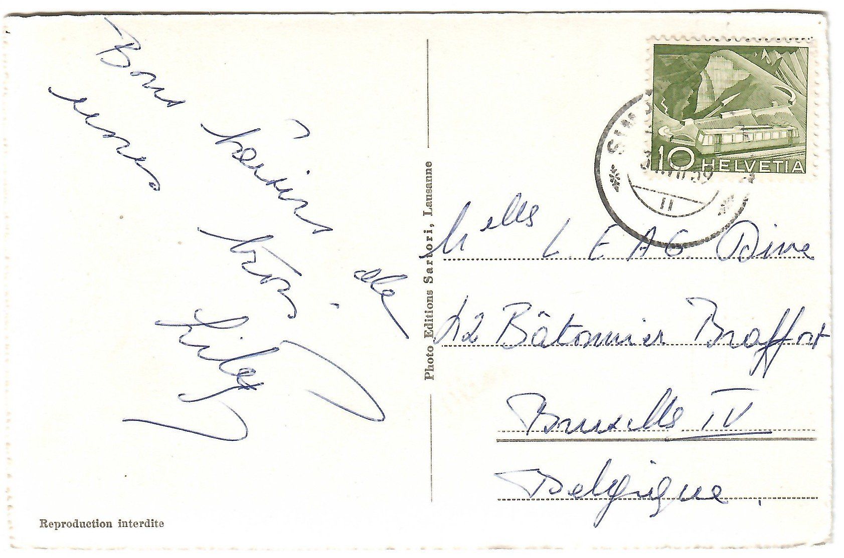 Cartes postales: Ansichtskarte Col du Simplon – D'occasion à Kerns par etma3 1