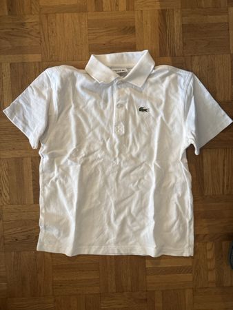 Polo Lacoste blanc taille 12 ans, 152cm, été ☀️