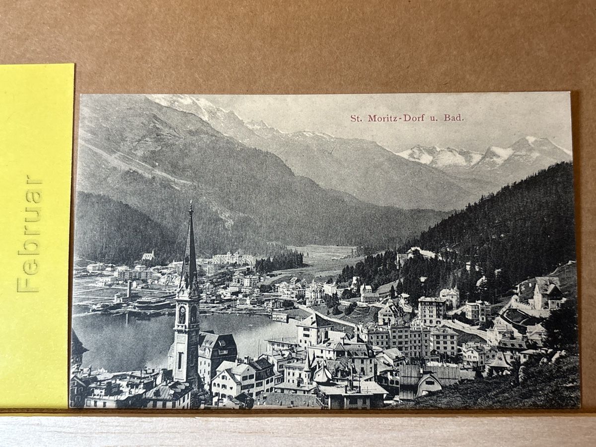 Cartoline postali: AK von St. Moritz  – Usato da Rümlang venduto da Kartenpost1
