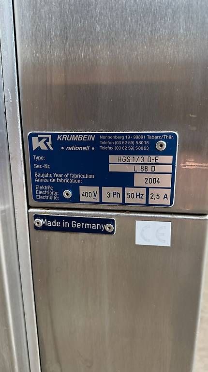 Tutte le macchine: Krumbein HGS 1/3 D-E  Horizontal-Schneidemaschinen – Usato da Brugg AG venduto da lali88 3