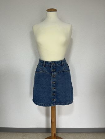 Reserved Jeansrock Damen Gr. 34 High Waist Denim Rock