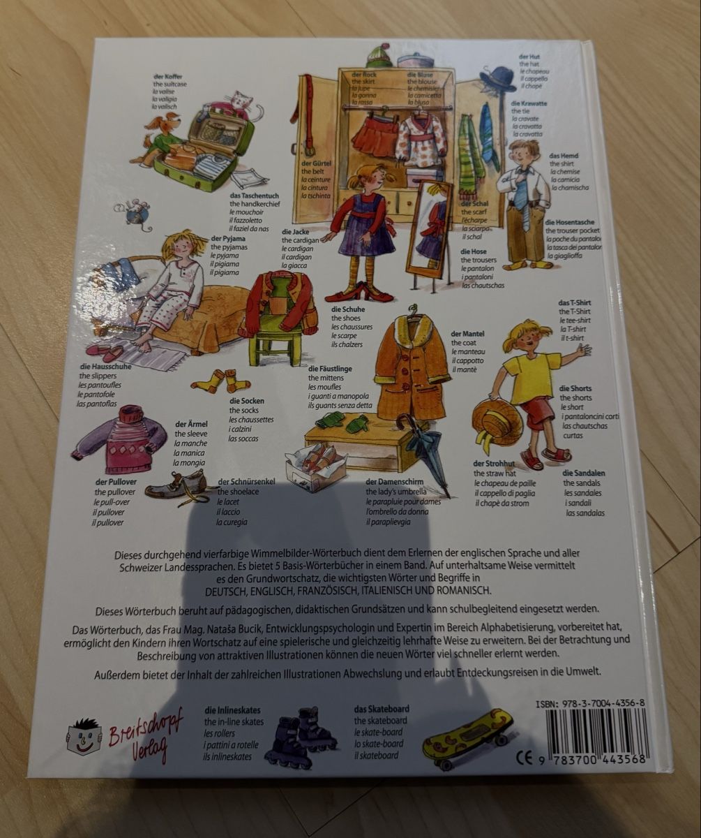 Libri: Schweizer Wimmelwörterbuch - 5 Sprachen – Nuovo (secondo la descrizione) da Tuggen venduto da jess_gls06 1