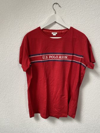 U.S. Polo Assn. T-Shirt, NEU XL, Rot - Top Zustand!
