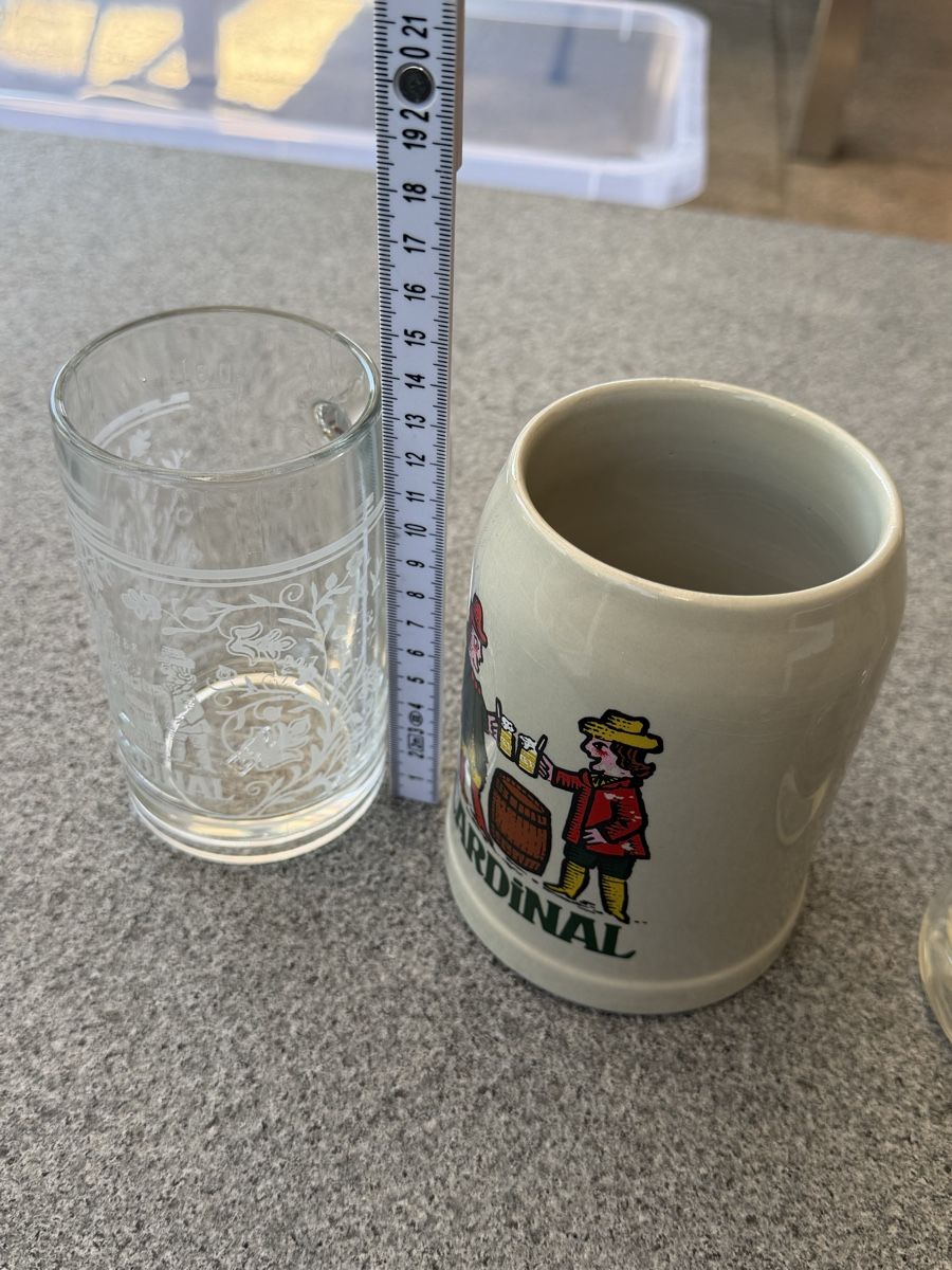 Cardinal Gläser: Cardinal Bier Humpen Set  – Gebraucht aus Deitingen von Himhip 7