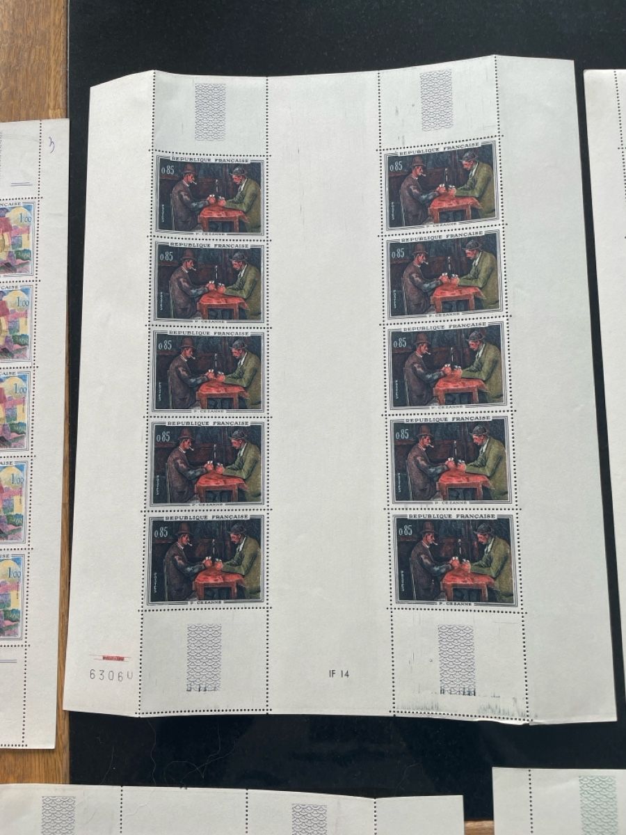 Alle Briefmarken: Bogensatz Frankreich Gemälde Postfrisch  – Gebraucht aus Roggwil TG von Lph_m9nm 2