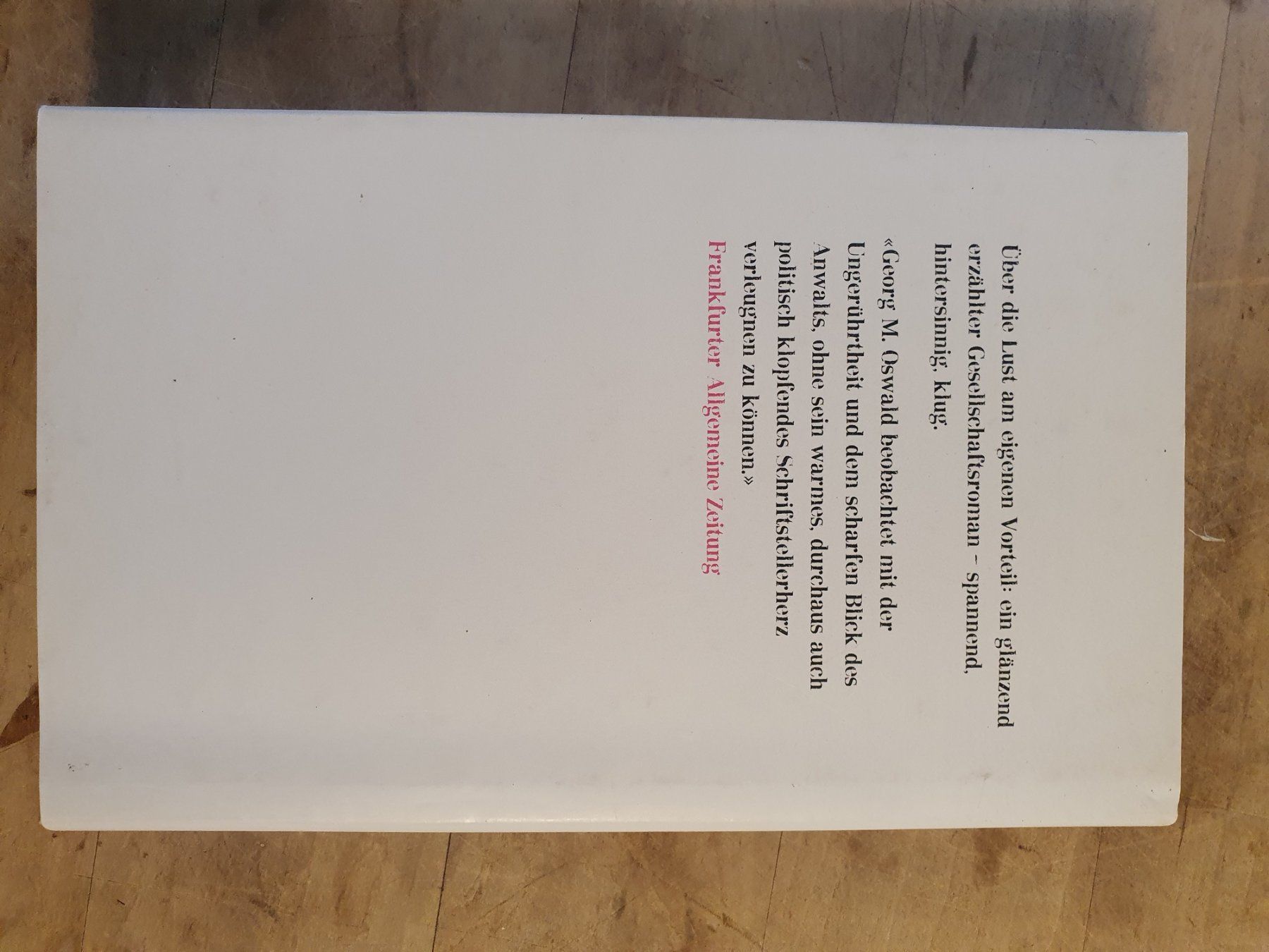 Libri: Vom Geist der Gesetze Georg M. Oswald Rowohlt – Usato da Zürich venduto da loosebone 4