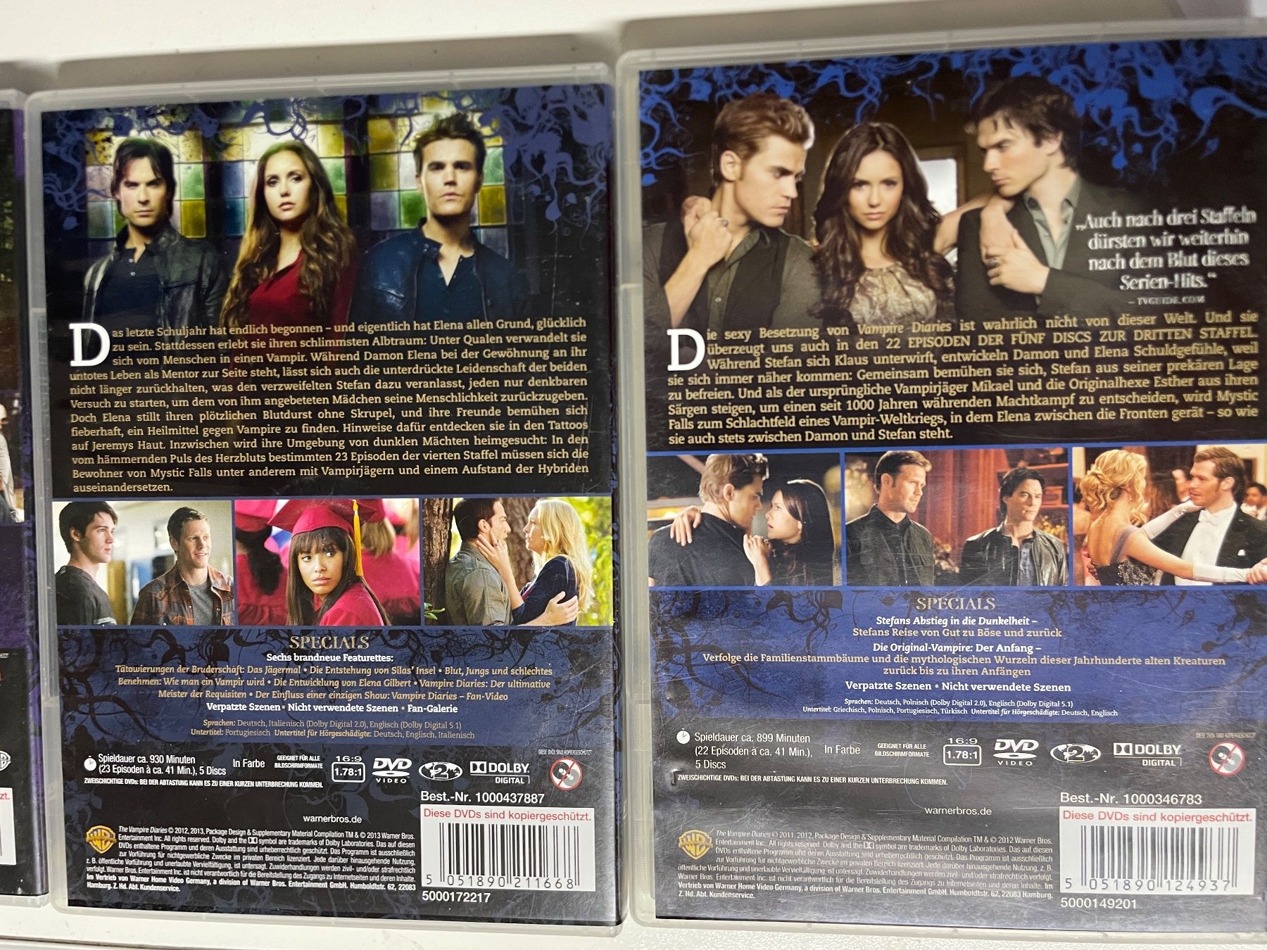 Tutti i DVDs: The Vampire Diaries 1-4 – Usato da Muri b. Bern venduto da AdidasCollector 3