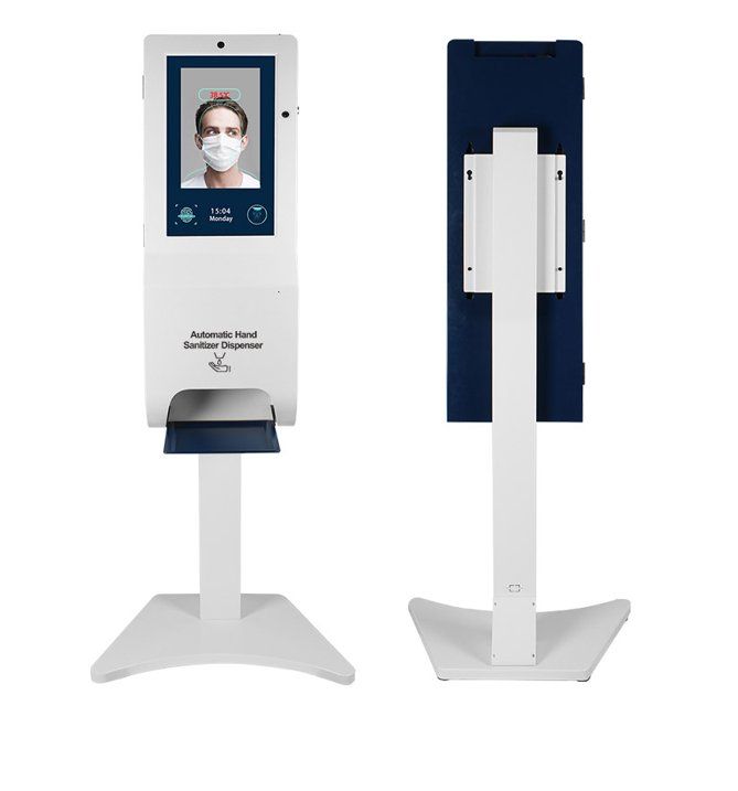 Altro per la cura del corpo: Automatischer Handdesinfektionsmittel-Display-Bodenständer – Nuovo e nell'imballaggio originale da Dottikon venduto da GBa74
