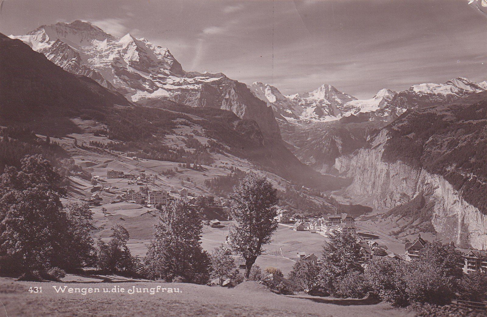 Cartoline postali: Wengen u. die Jungfrau – Usato da Cormoret venduto da Pascalll2001