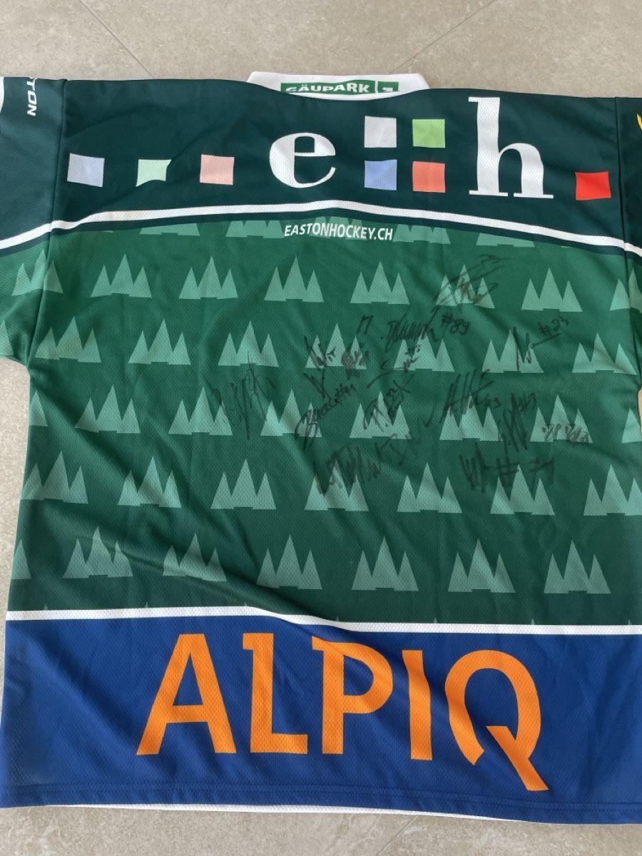 Canottiere & Pantaloni: Maillot/Trikot EHC Olten L mit autogramm team – Usato da Genève venduto da jon_ydl8 3