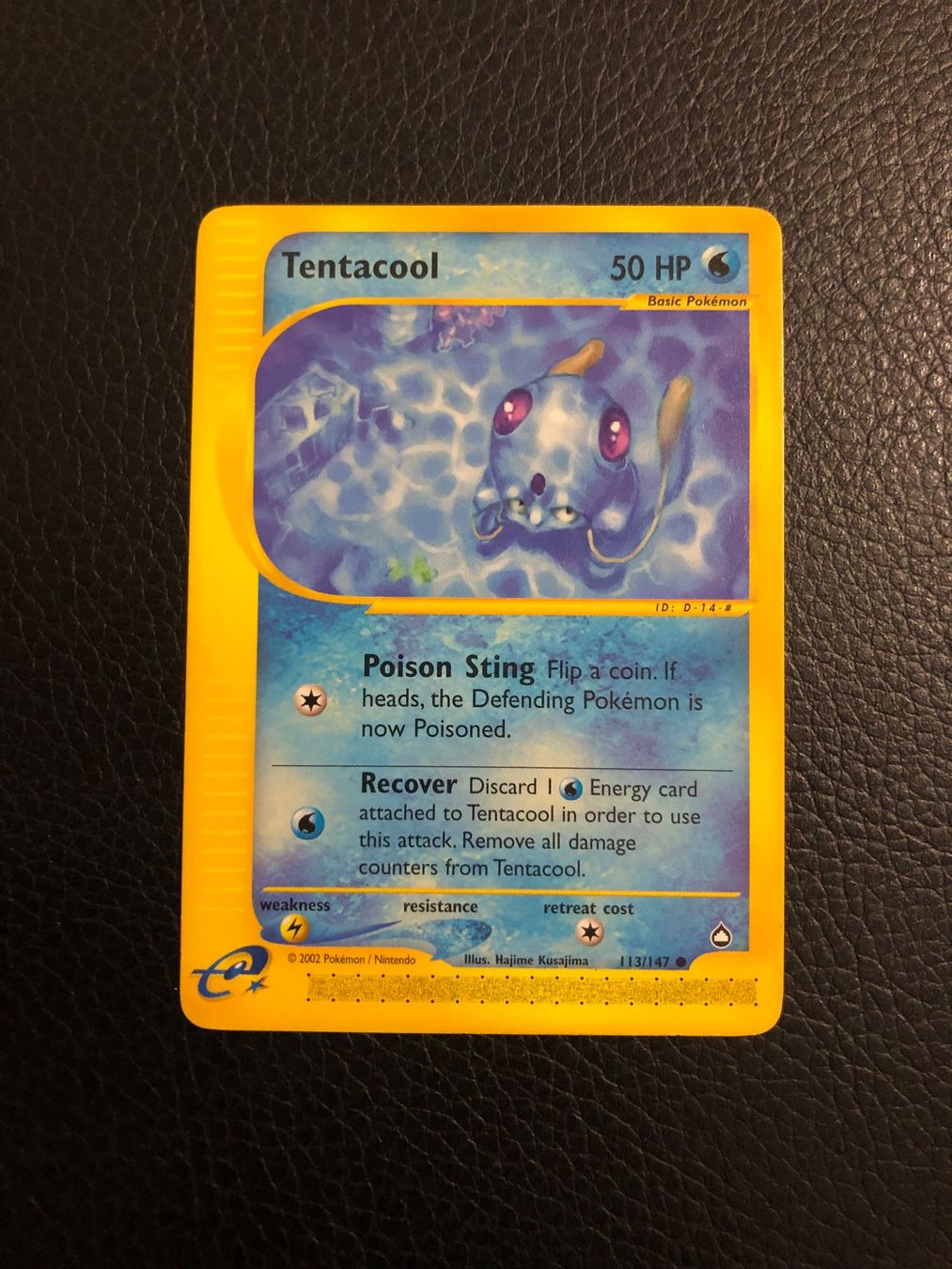 Pokémon Carte collezionabili: 2002 Aquapolis Tentacool 113/147 Ab 1 – Usato da Paradiso venduto da Pkmn10
