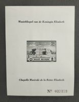 Belgien 1941, Musikstiftung von Königin Elisabeth/Perfins