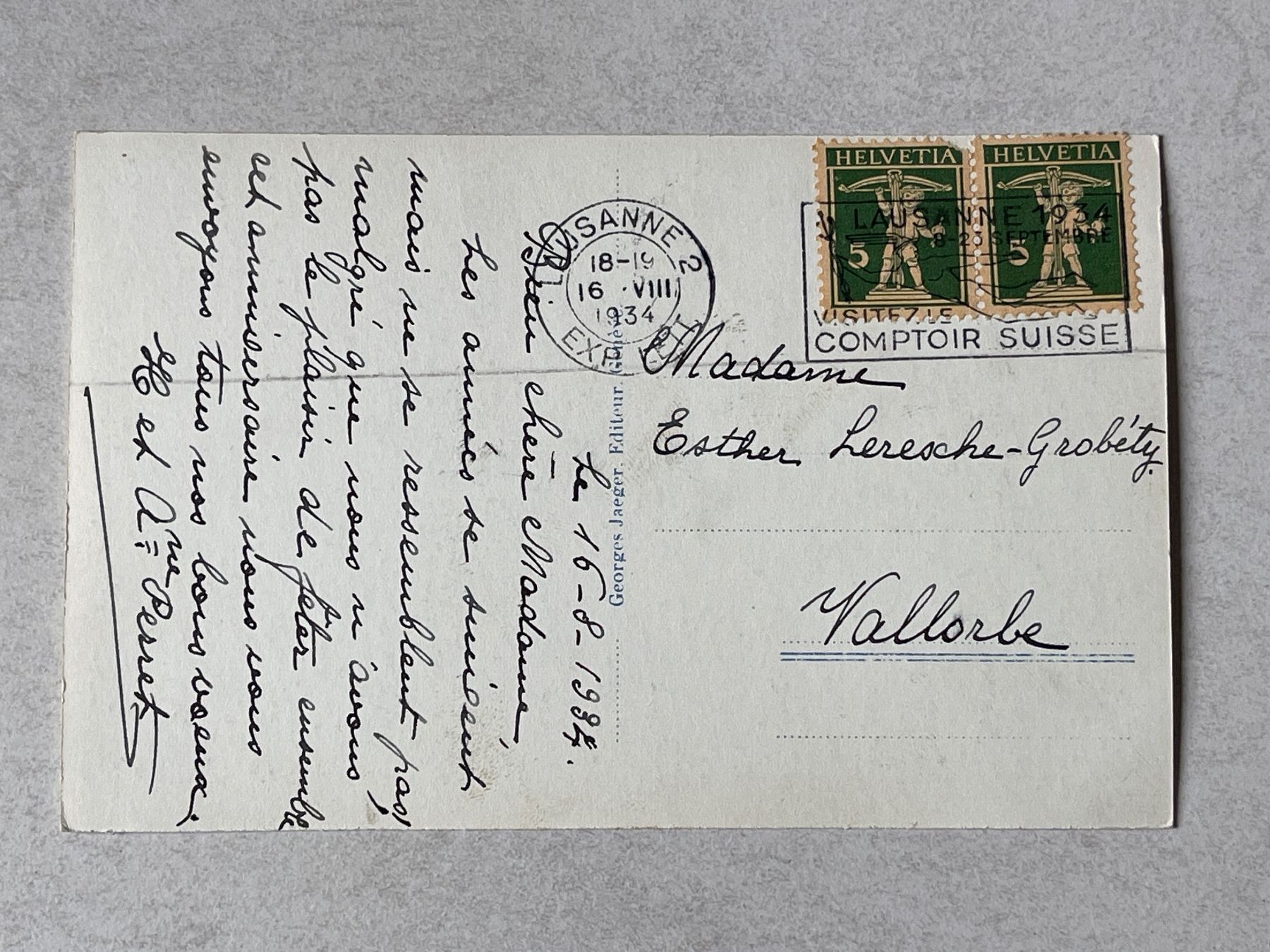 Cartoline postali: Alte Ansichtskarte Lausanne Ouchy Chateau, – Usato da Strengelbach venduto da Aschatan5 1