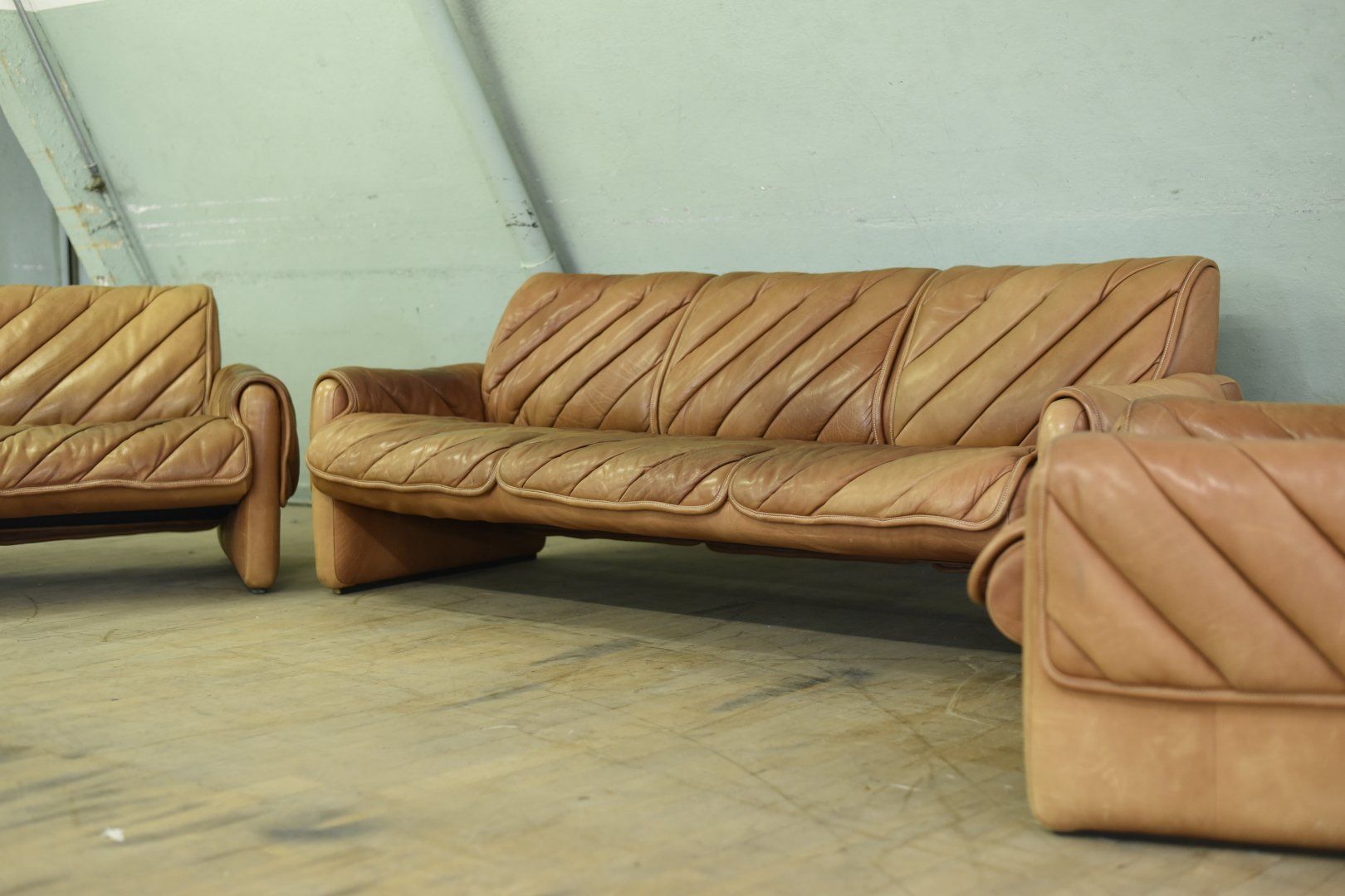 Divani: Vintage Leder Polstergruppe – Usato da Lichtensteig venduto da UsedIN 1