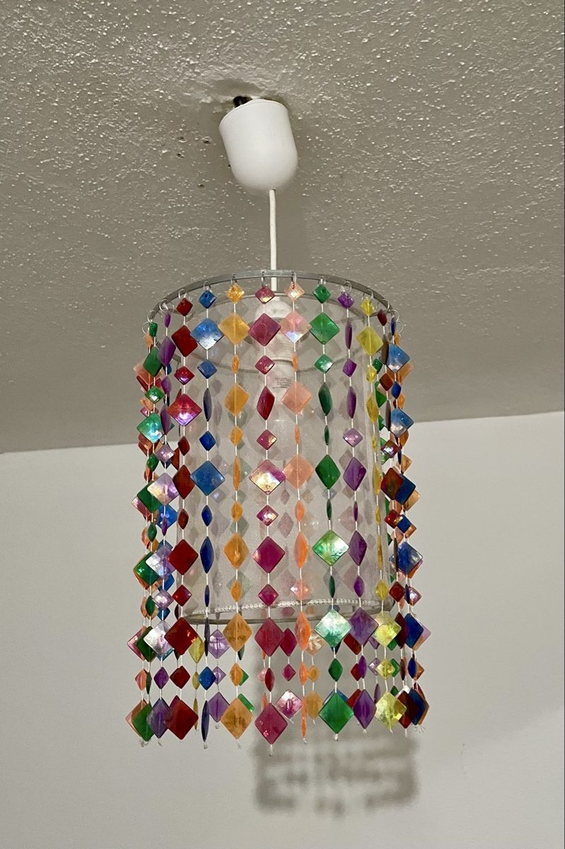 Paralumi: Bunte Hängelampe mit Perlen Deko Lampe – Usato da Frauenfeld venduto da Ronja07