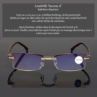 Lesebrille Ascona A braun +1.0 +1.5 +2.0 +2.5 +3.0 +3.5 +4.0