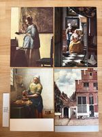 AK mit Kunst von Johannes Vermeer