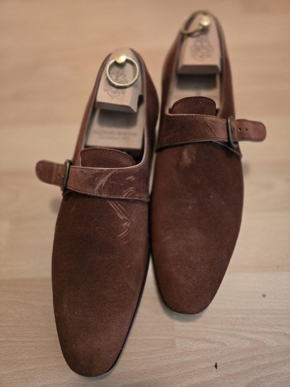 Scarpe da uomo: CARMINA SINGLE BUCKLE MONK – Usato da Zug venduto da f_t_827r