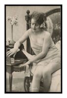 GRIVOISE - 1910 "Femme en déshabillé Boudoir"