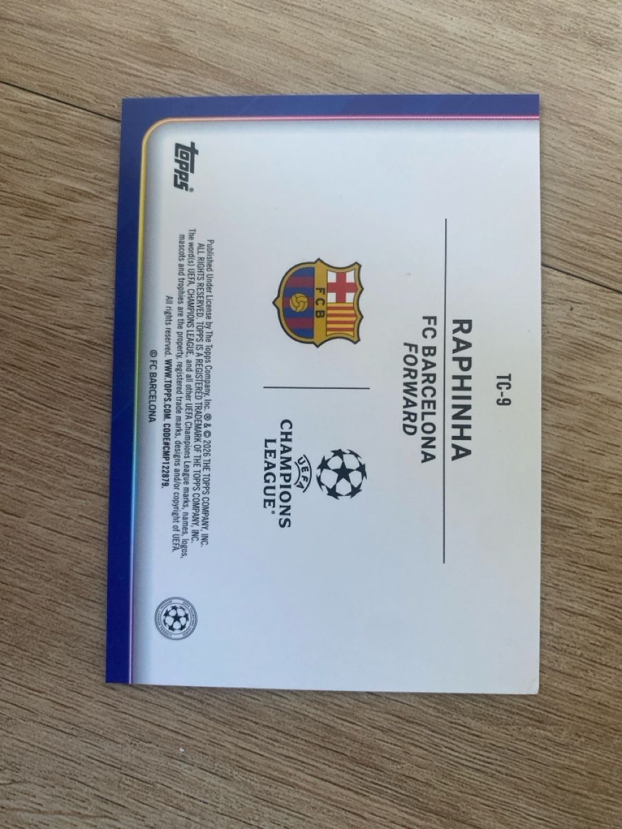 Topps Carte collezionabili: Raphinha Topps  – Nuovo (secondo la descrizione) da Wallisellen venduto da Franziska4044 1
