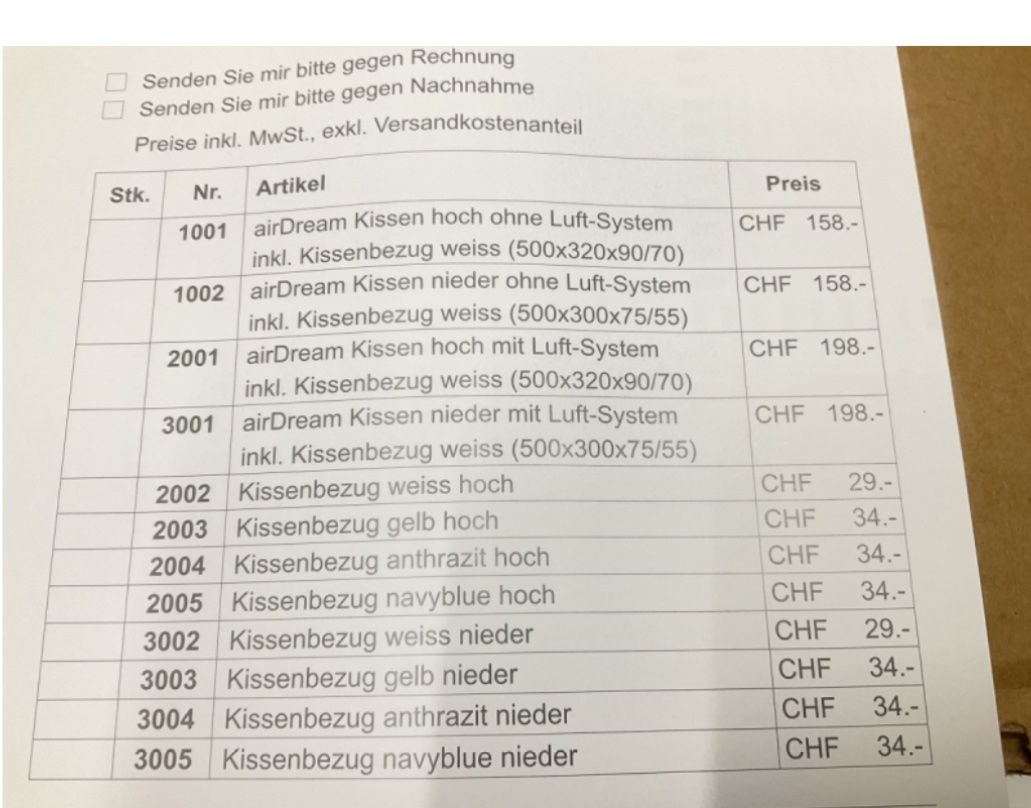 Cuscini: Gesundheitskissen NEU – Usato da Müselbach venduto da Mueselbach 3