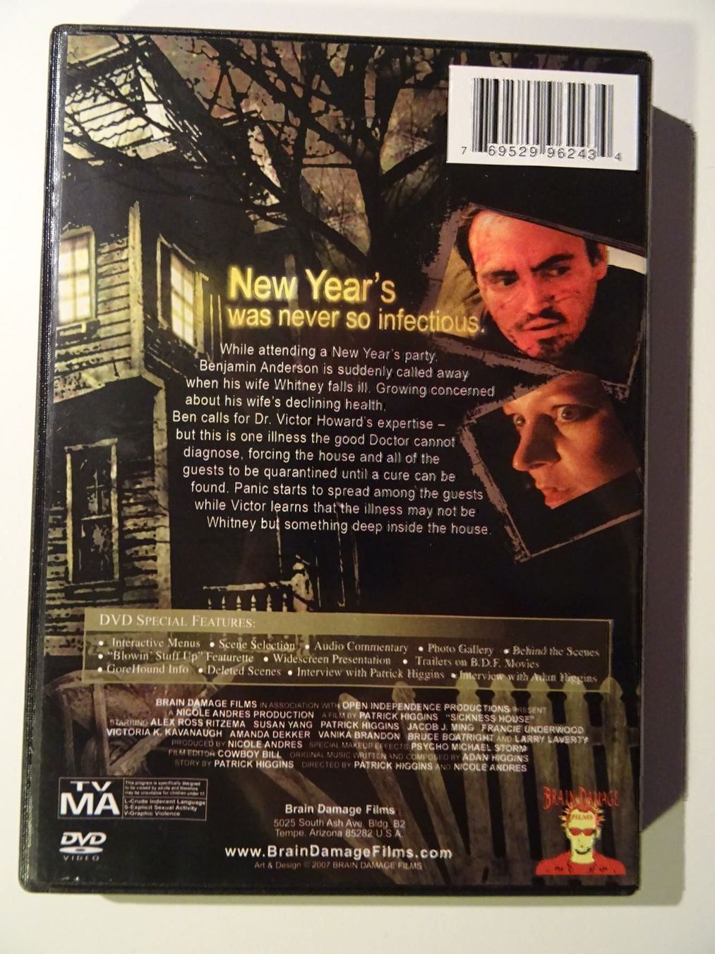 Tutti i DVDs: SICKNESS HOUSE – Usato da Erstfeld venduto da Mario_boe0 2