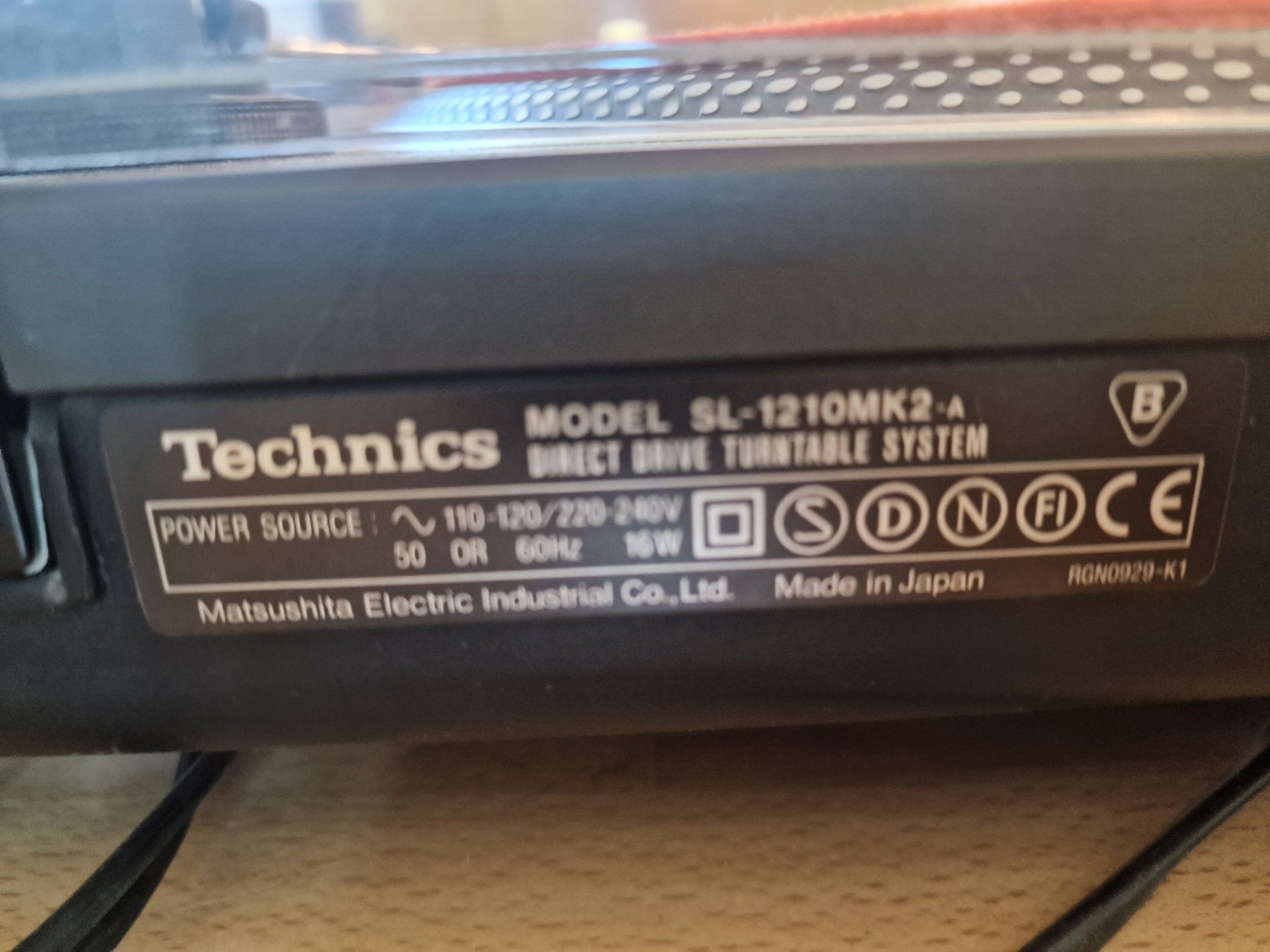 Technics Plattenspieler: Plattenspieler Technics SL 1210 MK2 – Gebraucht aus Wabern von ricar2do 8