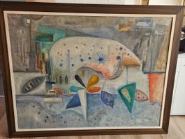 Ölgemälde Romolo Esposito (1913 - 1991)