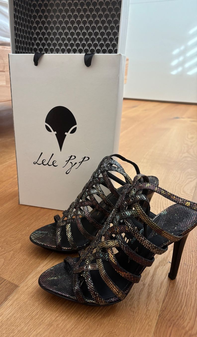 Scarpe da donna: Lele Pyp mit Schlangen-Muster – Nuovo e nell'imballaggio originale da Zürich venduto da Deals_by_M